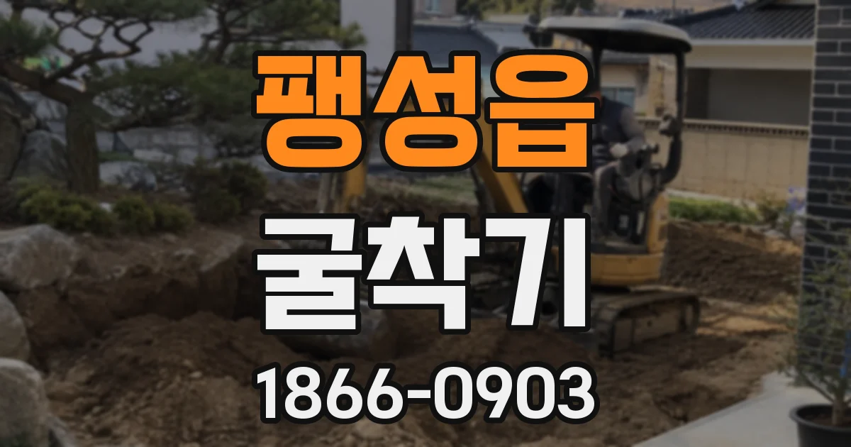 팽성읍 굴착기