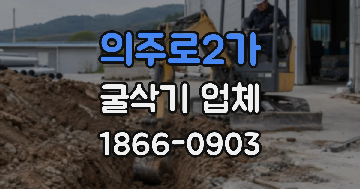의주로2가 굴삭기 업체