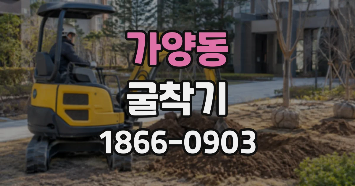 가양동 굴착기