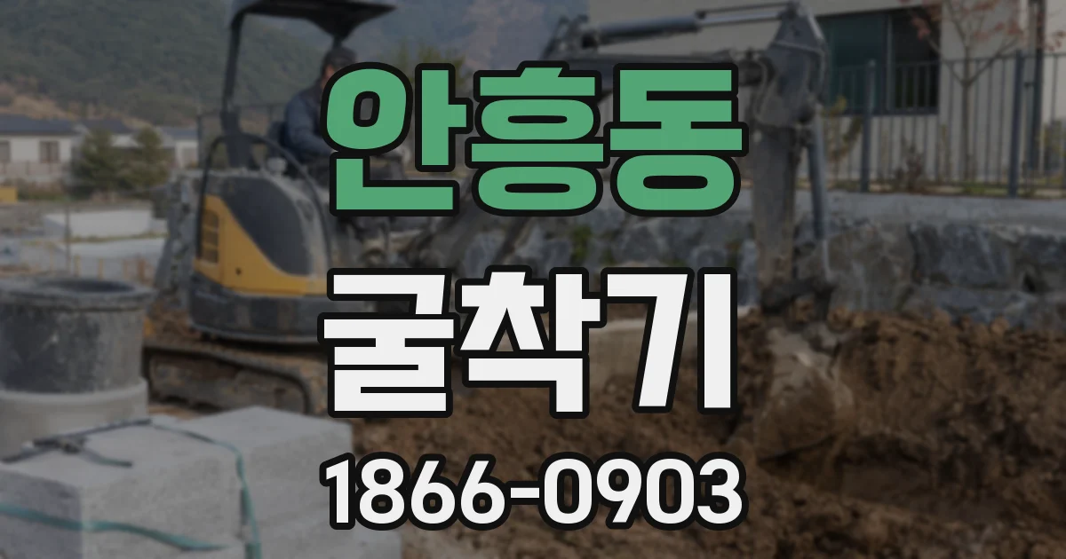 안흥동 굴착기
