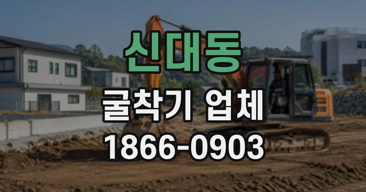 신대동 굴착기업체
