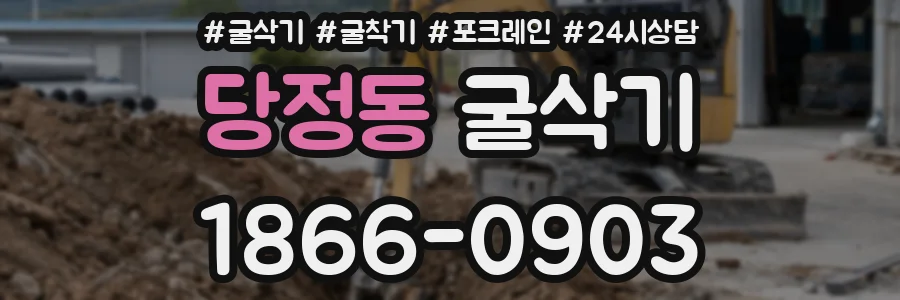 당정동 굴삭기