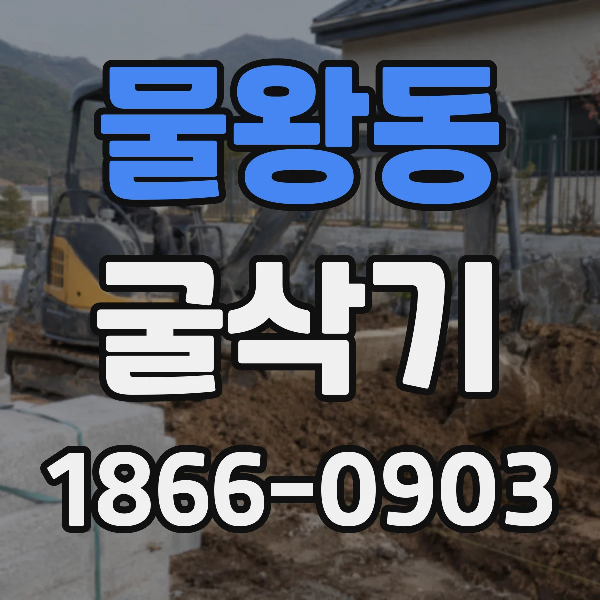 물왕동 굴삭기