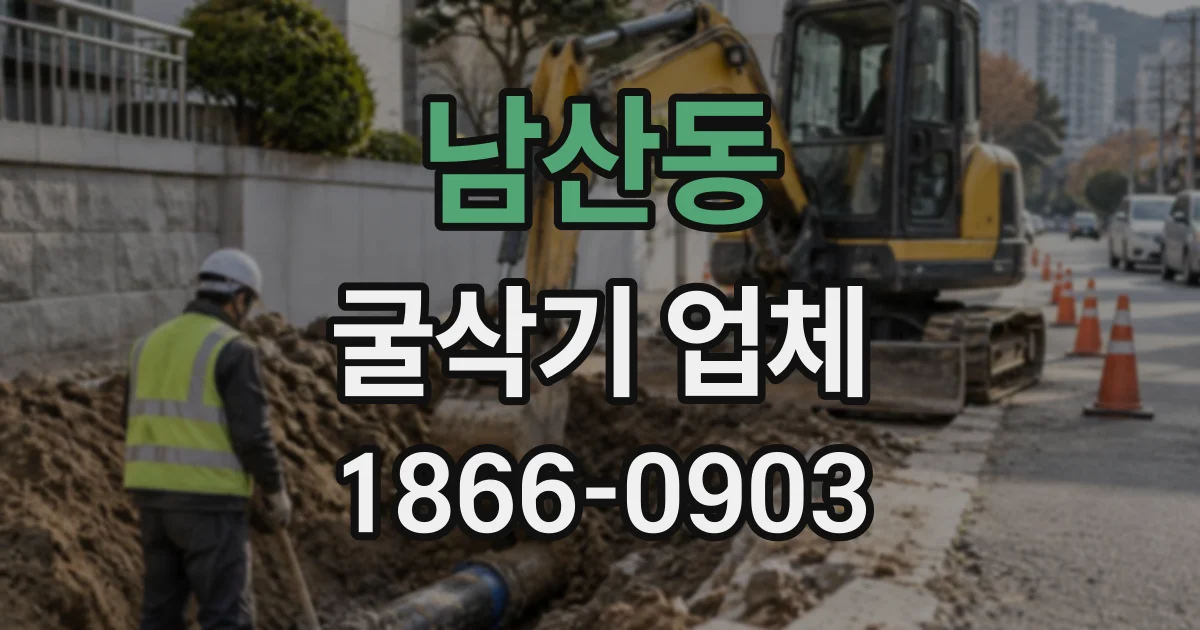 남산동 굴삭기업체