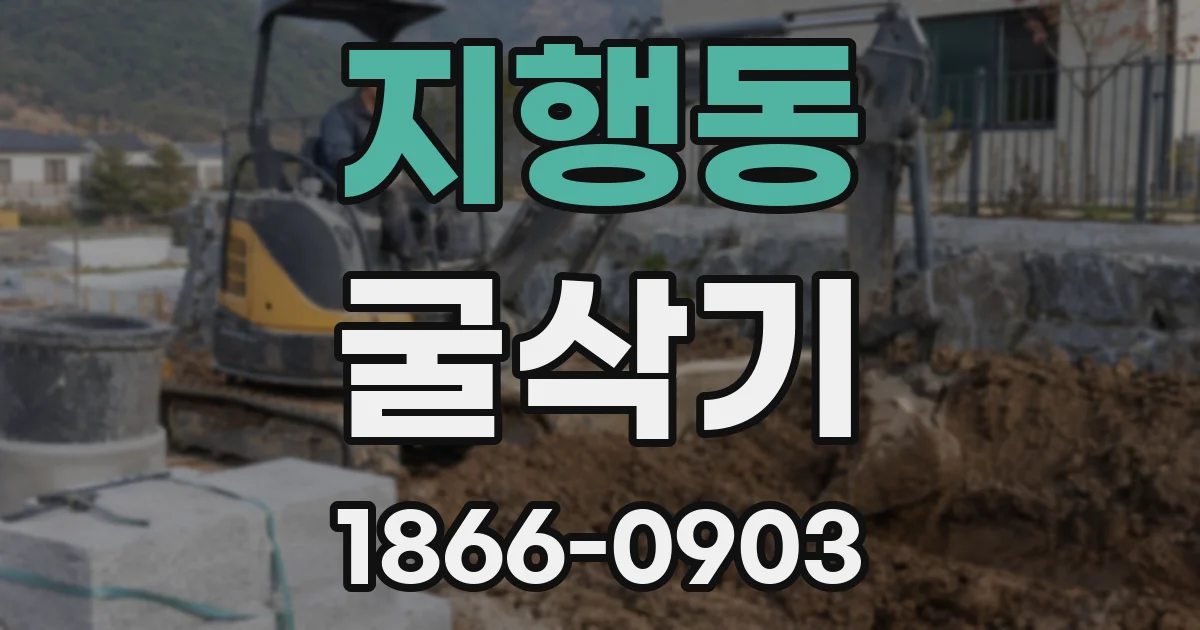 지행동 굴삭기