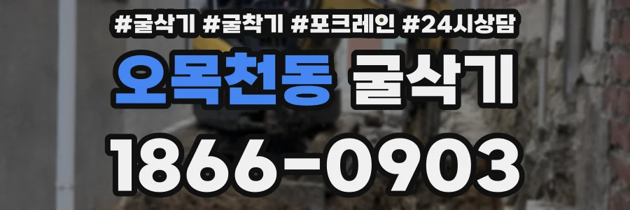 오목천동 굴삭기