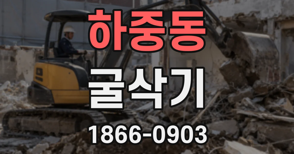 하중동 굴삭기