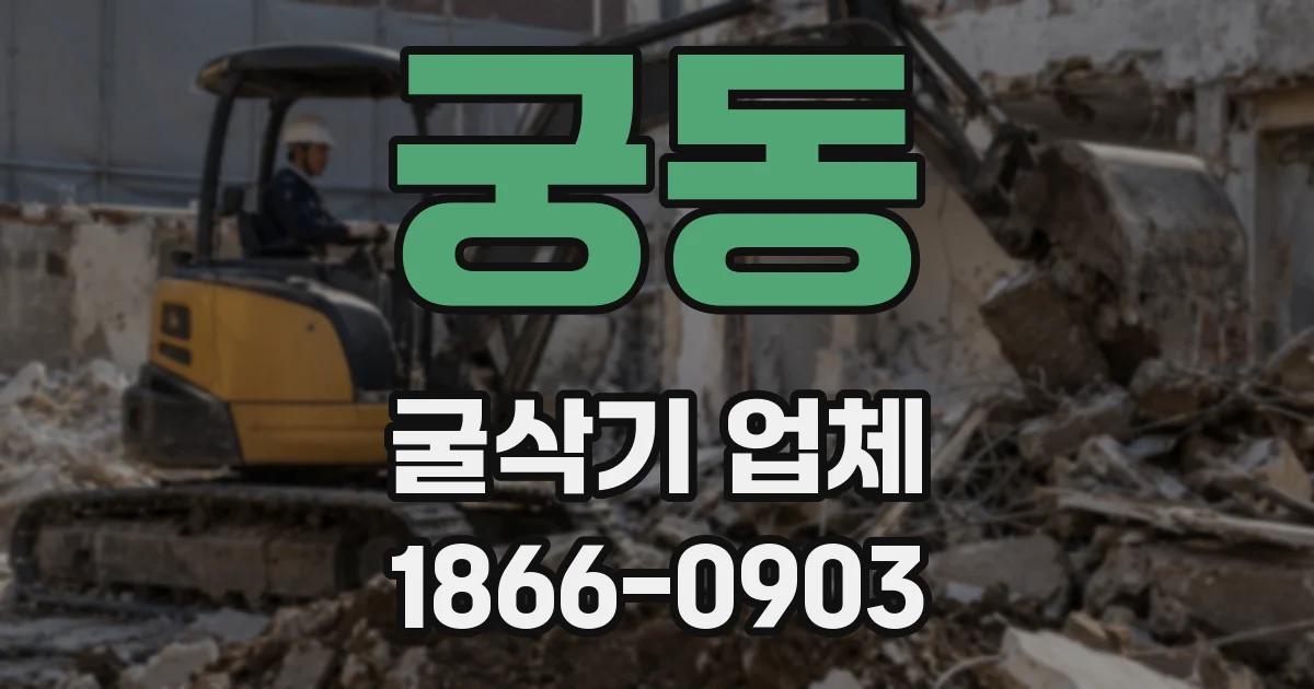 궁동 굴삭기 업체