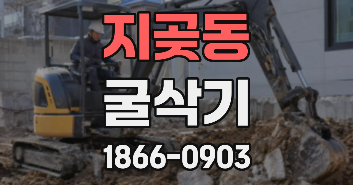 지곶동 굴삭기