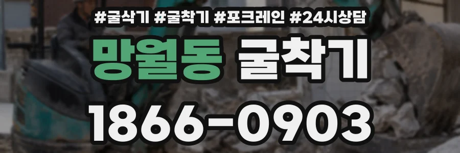망월동 굴착기
