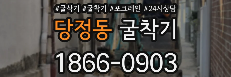 당정동 굴착기