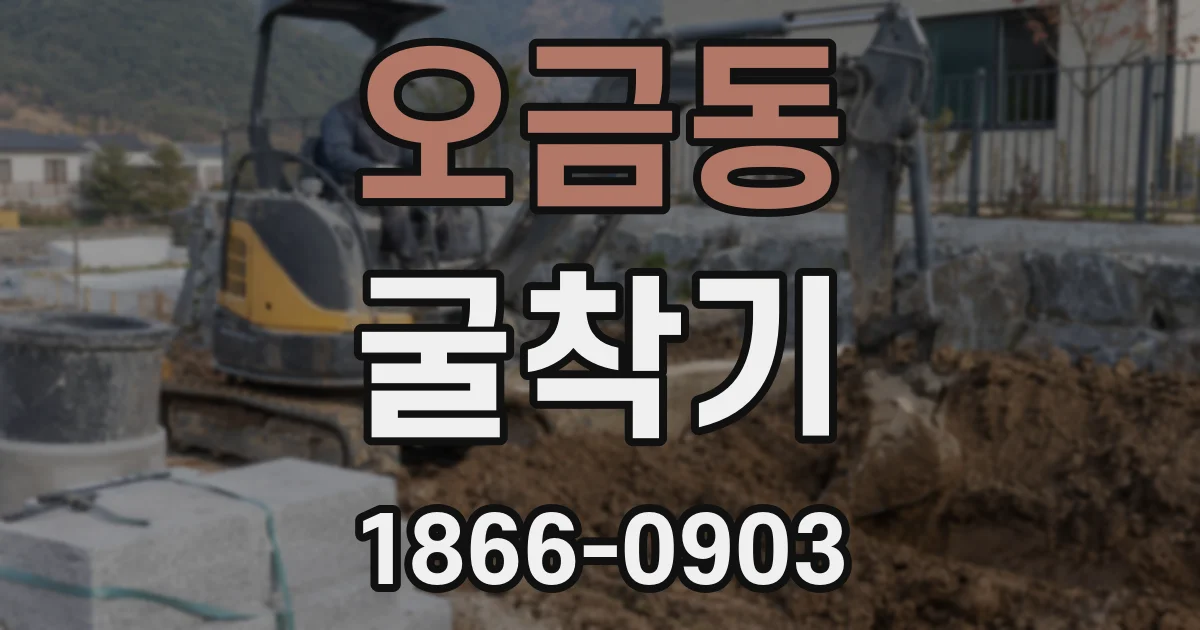 오금동 굴착기