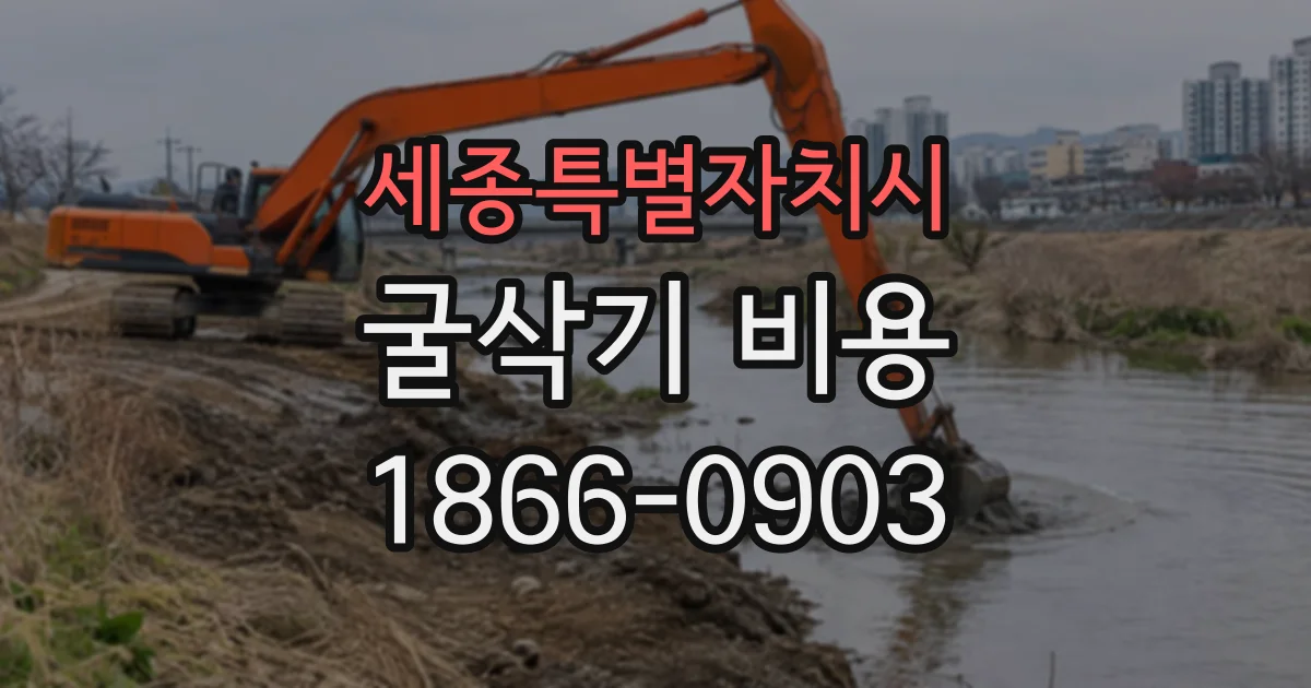 세종특별자치시 굴삭기비용