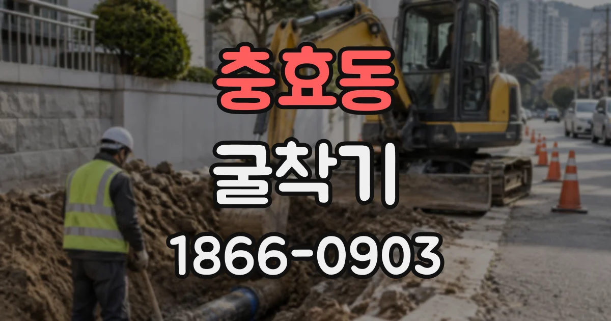 충효동 굴착기