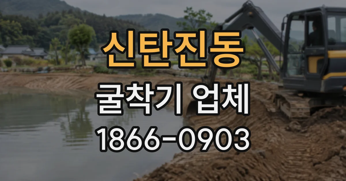 신탄진동 굴착기업체