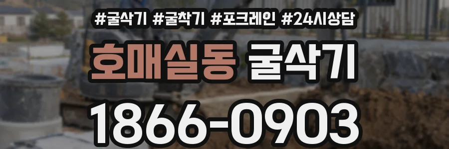 호매실동 굴삭기