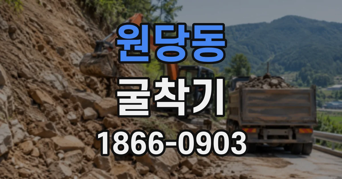 원당동 굴착기