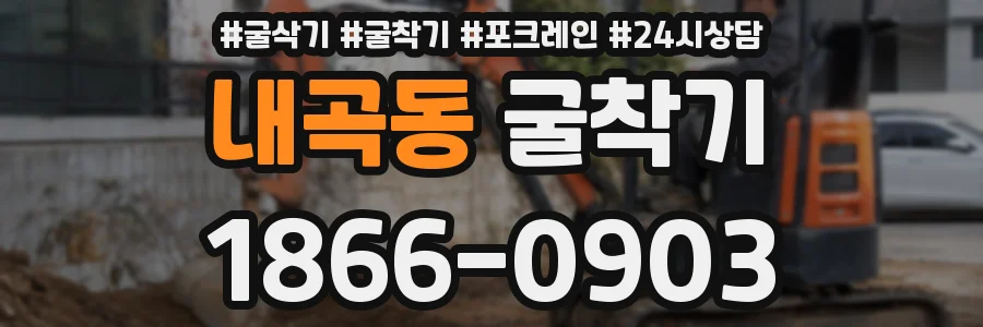 내곡동 굴착기