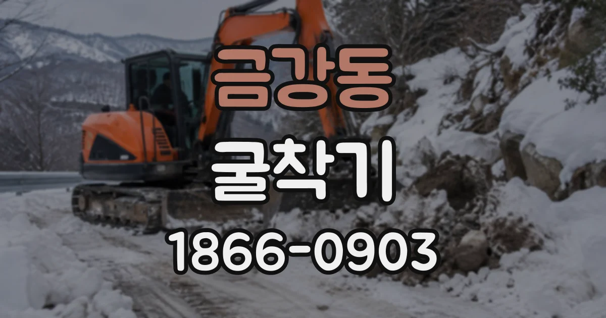 금강동 굴착기