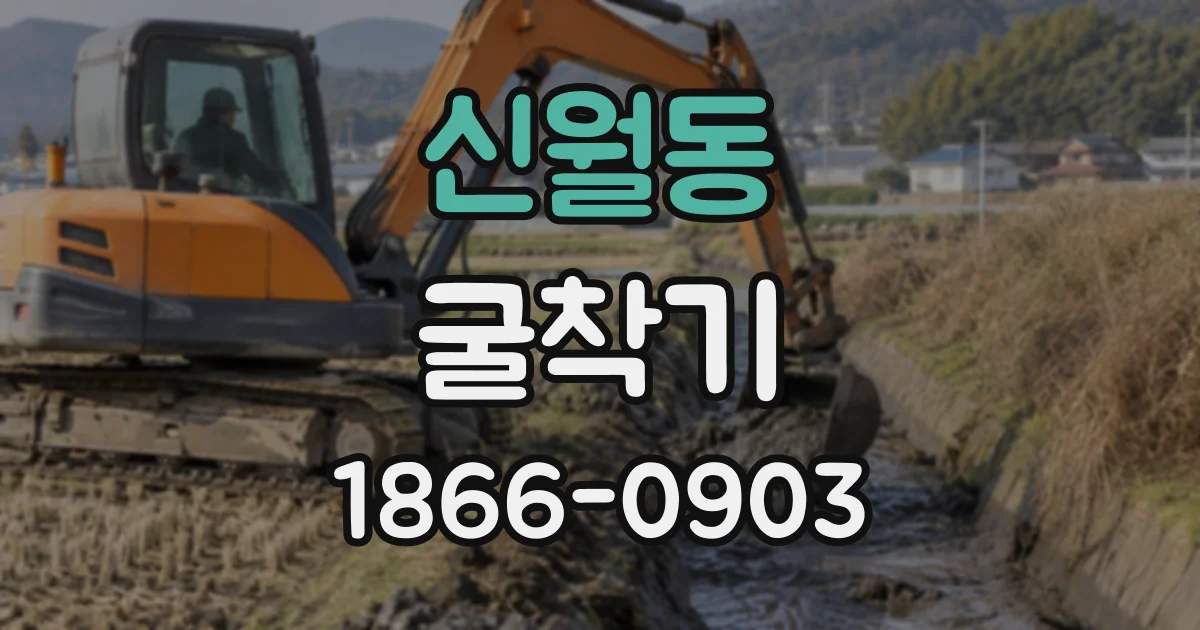 신월동 굴착기
