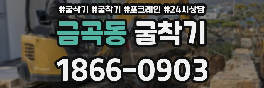 금곡동 굴착기