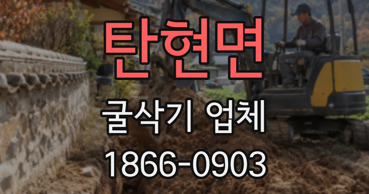 탄현면 굴삭기 업체