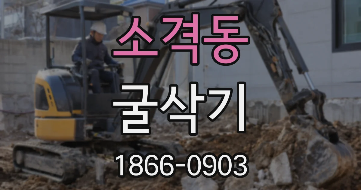소격동 굴삭기