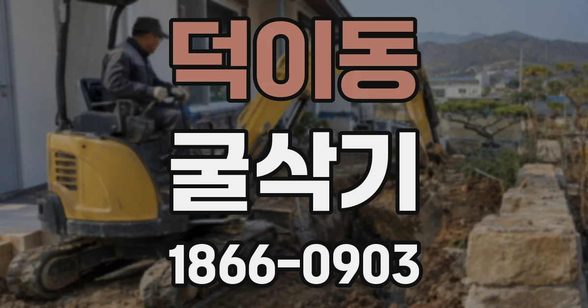 덕이동 굴삭기