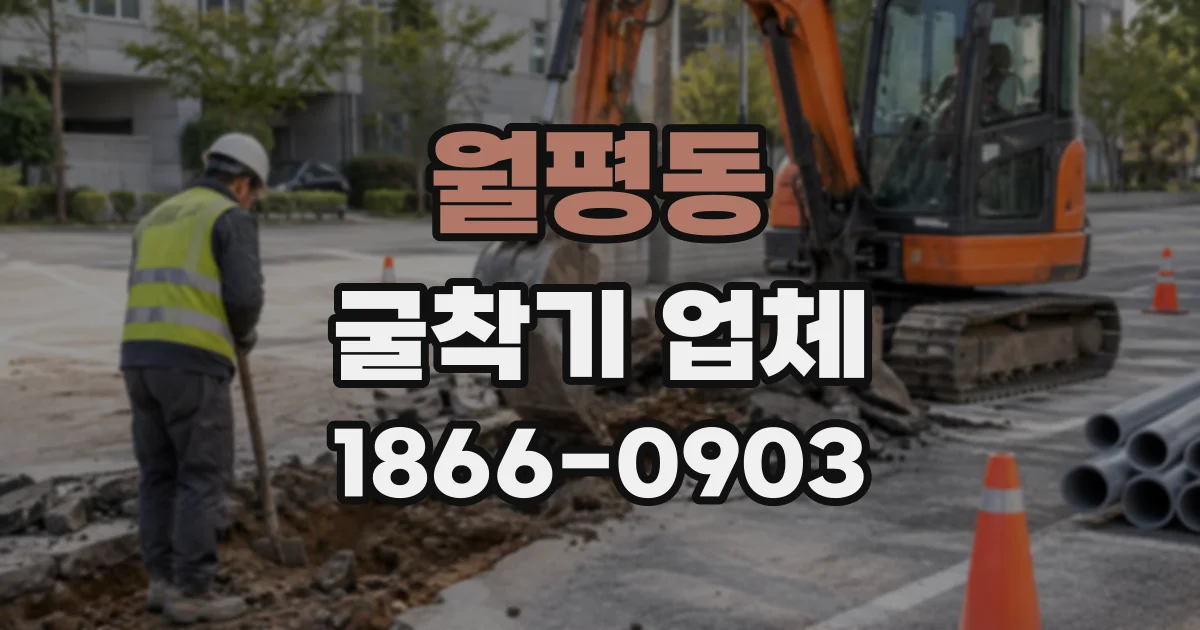 월평동 굴착기업체