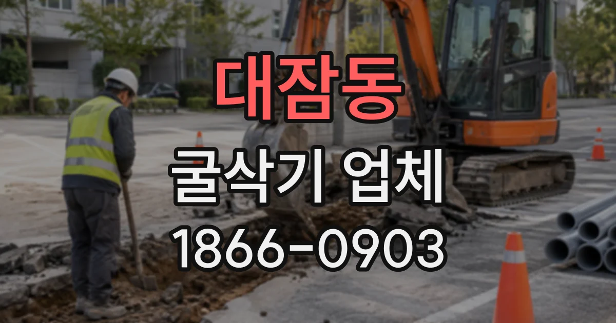 대잠동 굴삭기업체
