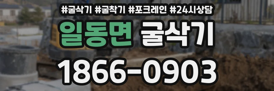 일동면 굴삭기