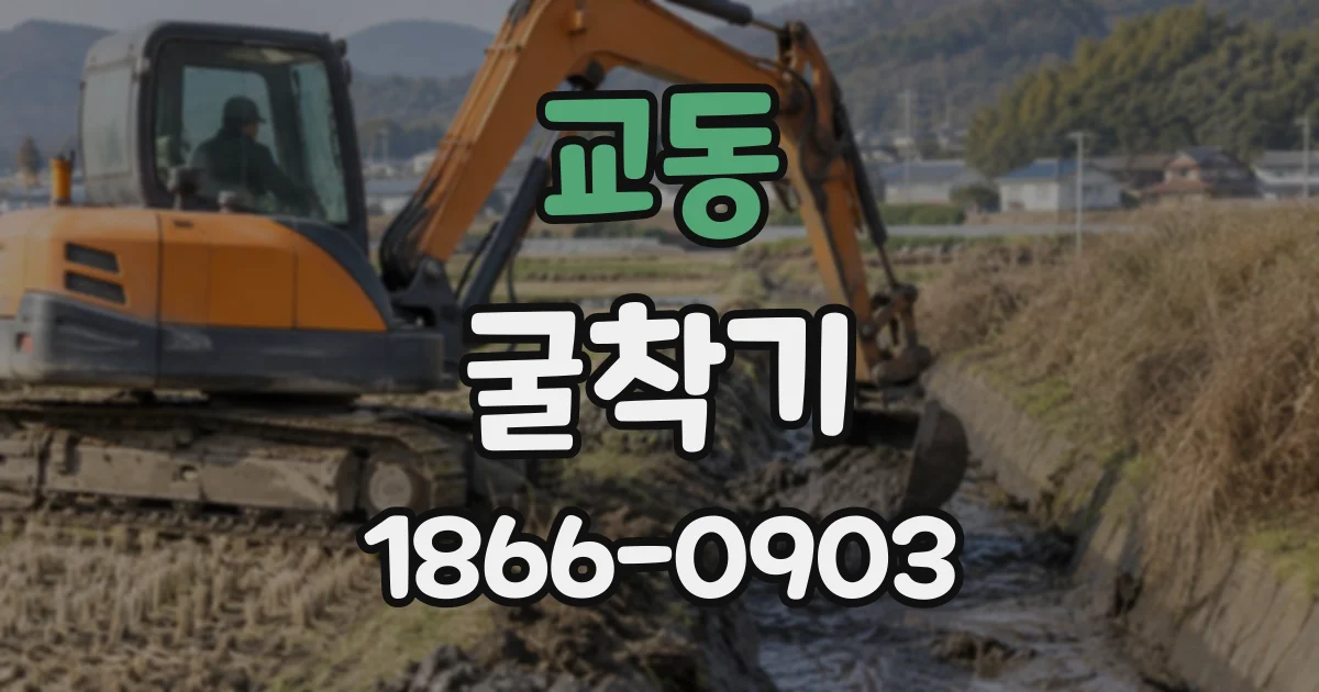 교동 굴착기