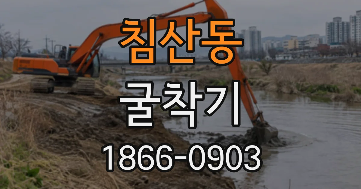 침산동 굴착기