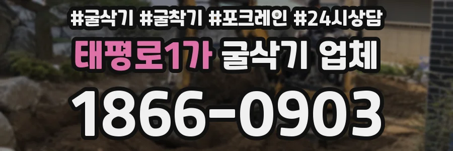 태평로1가 굴삭기 업체