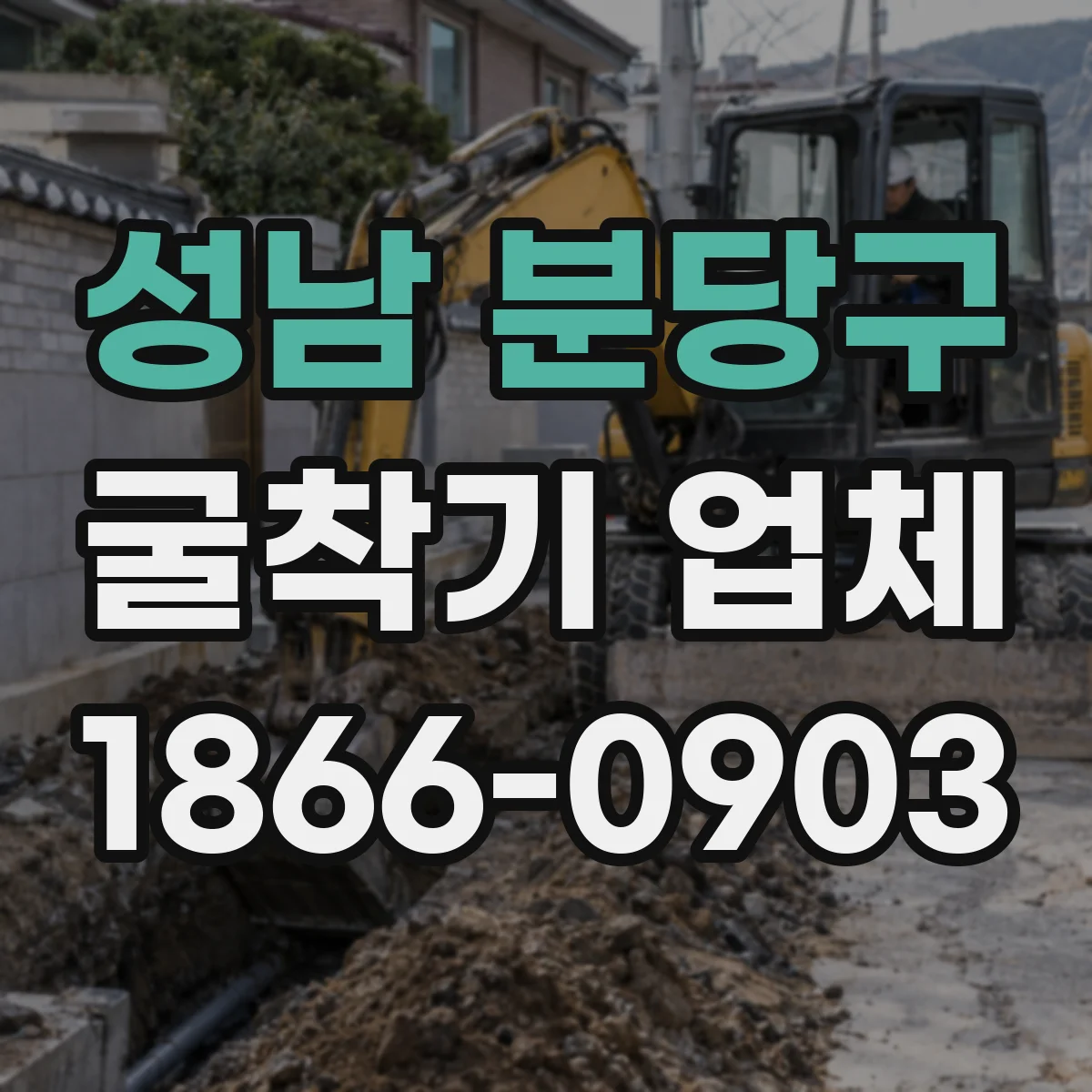성남 분당구 굴착기 업체