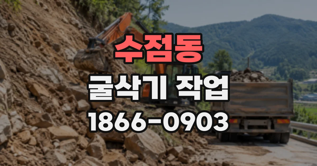 수점동 굴삭기작업