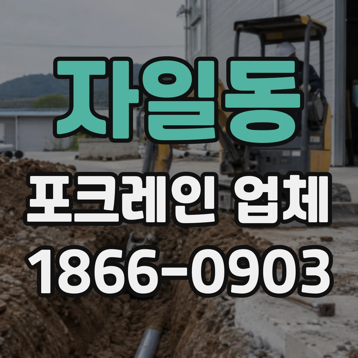 자일동 포크레인 업체