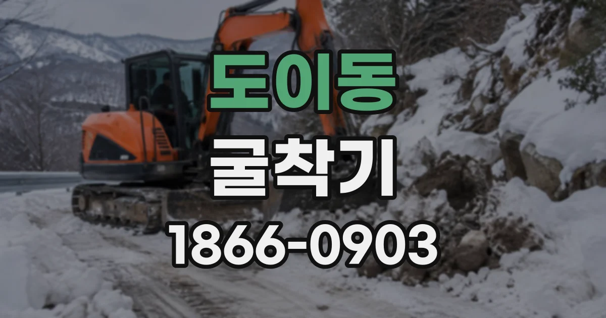 도이동 굴착기