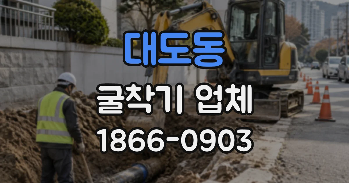 대도동 굴착기업체