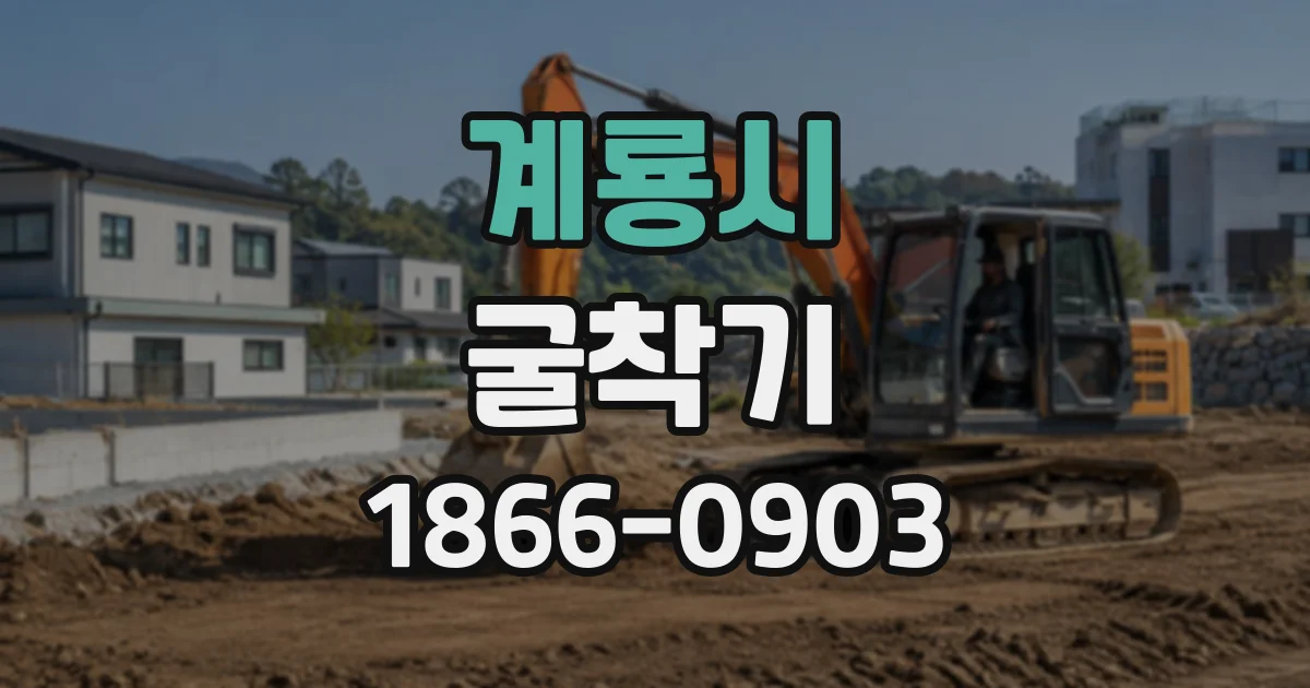 계룡시 굴착기