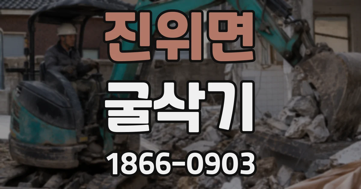 진위면 굴삭기