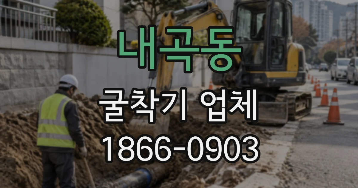 내곡동 굴착기업체