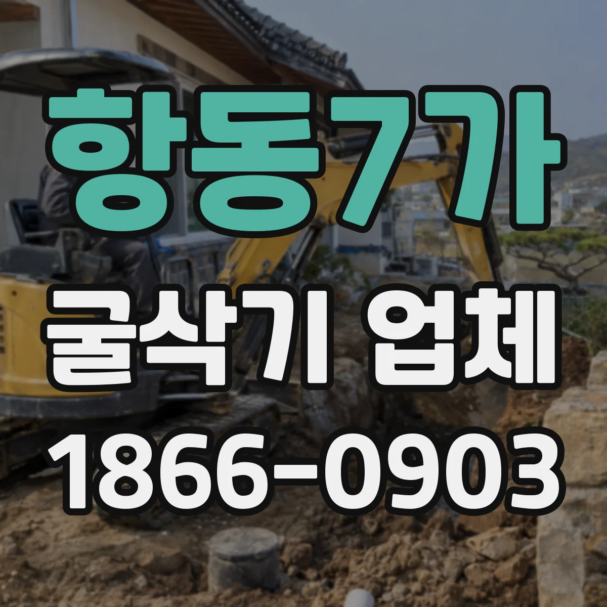 항동7가 굴삭기 업체