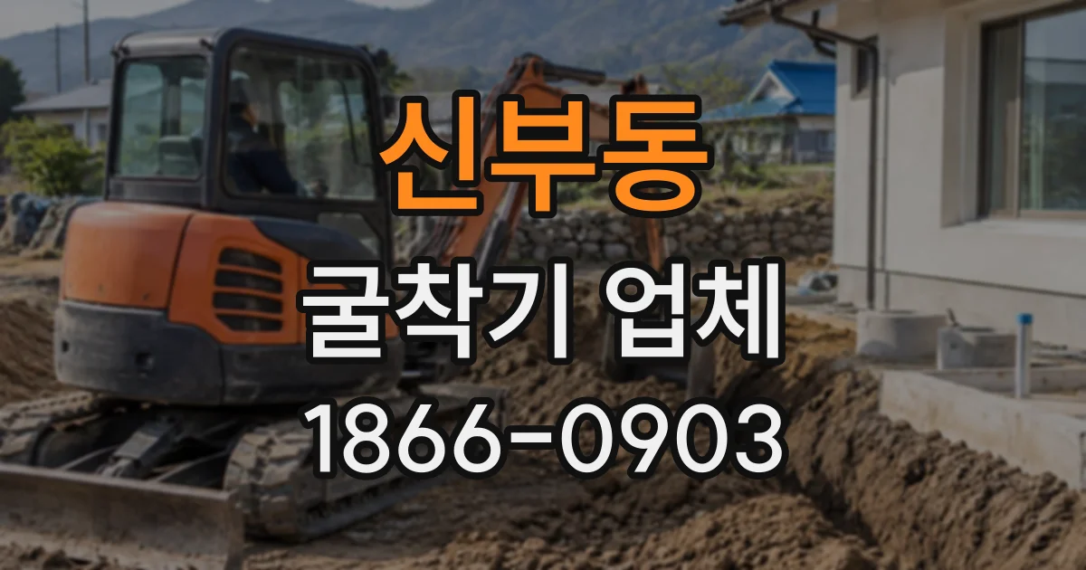 신부동 굴착기업체