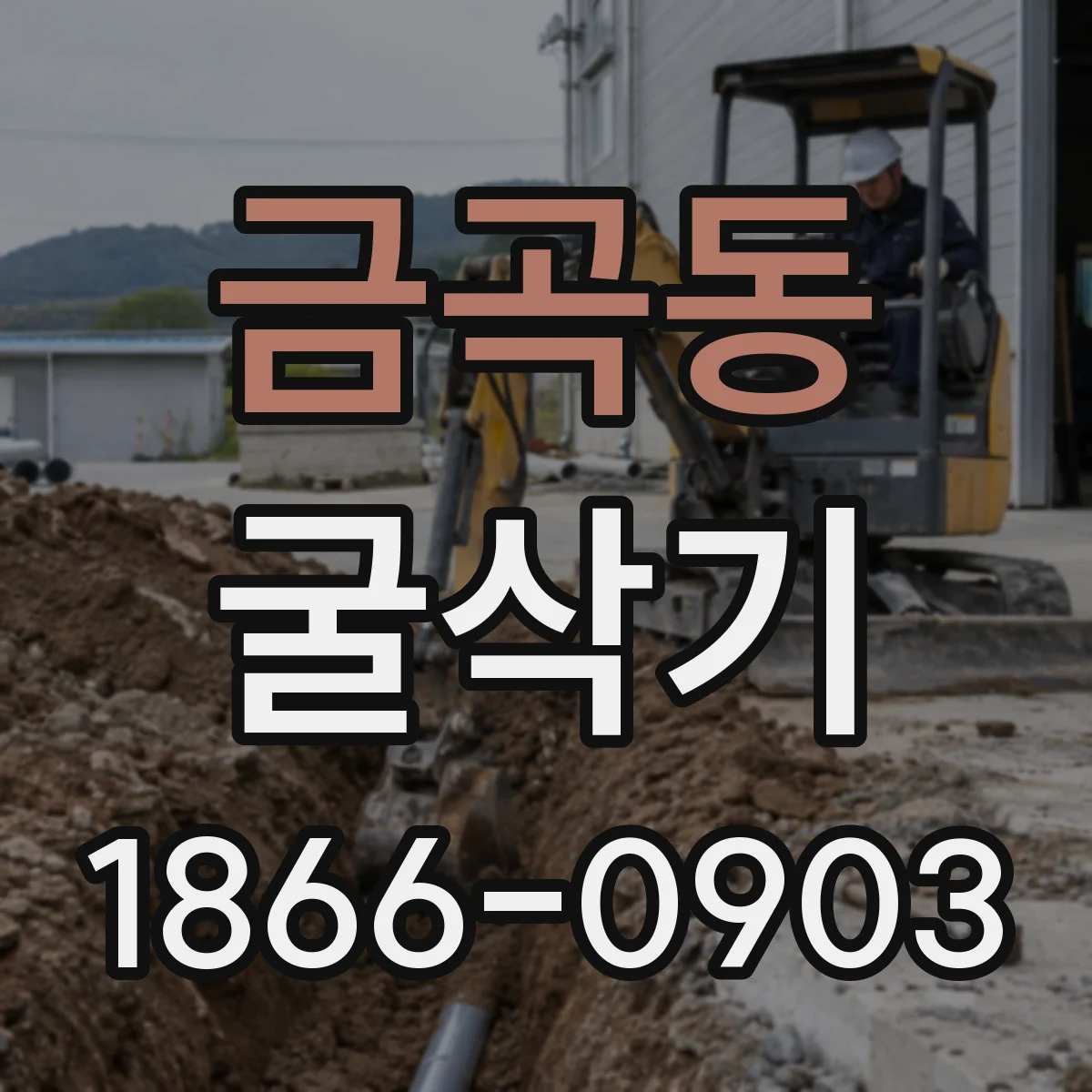 금곡동 굴삭기