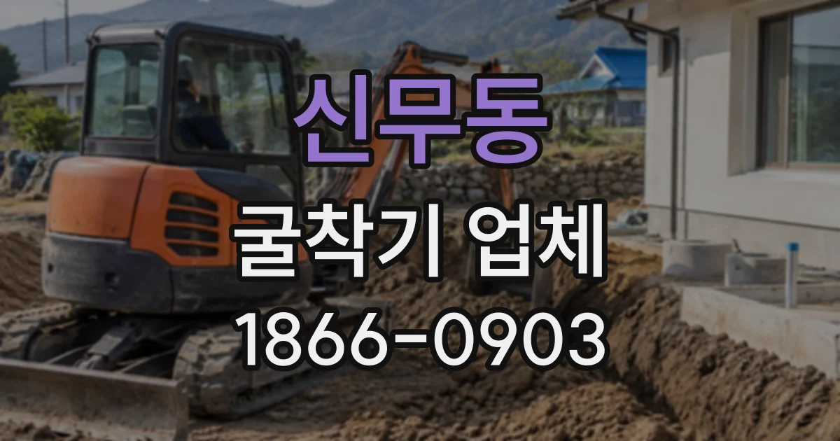 신무동 굴착기업체