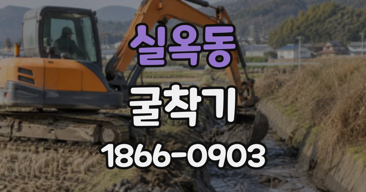 실옥동 굴착기