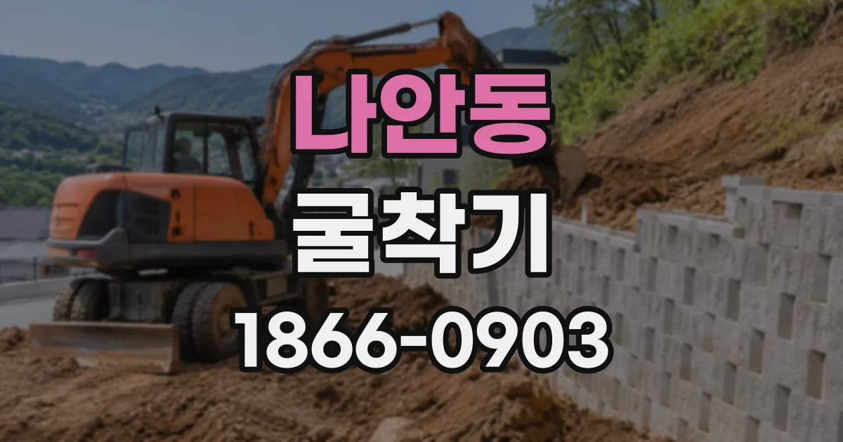 나안동 굴착기