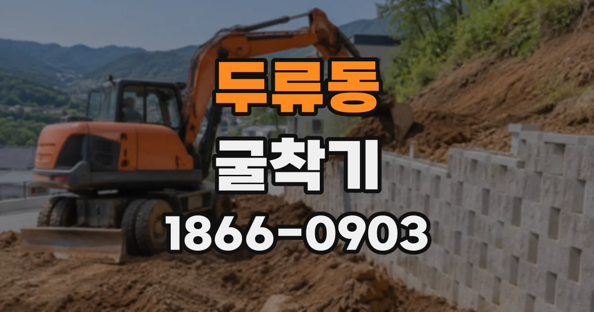두류동 굴착기