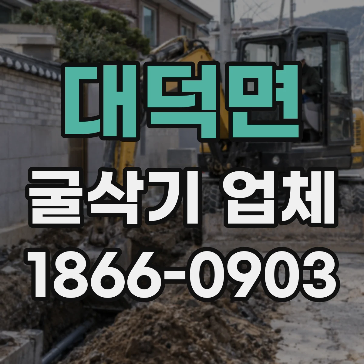 대덕면 굴삭기 업체